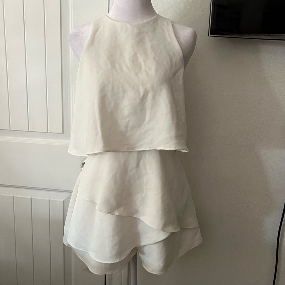 Do+Be white romper